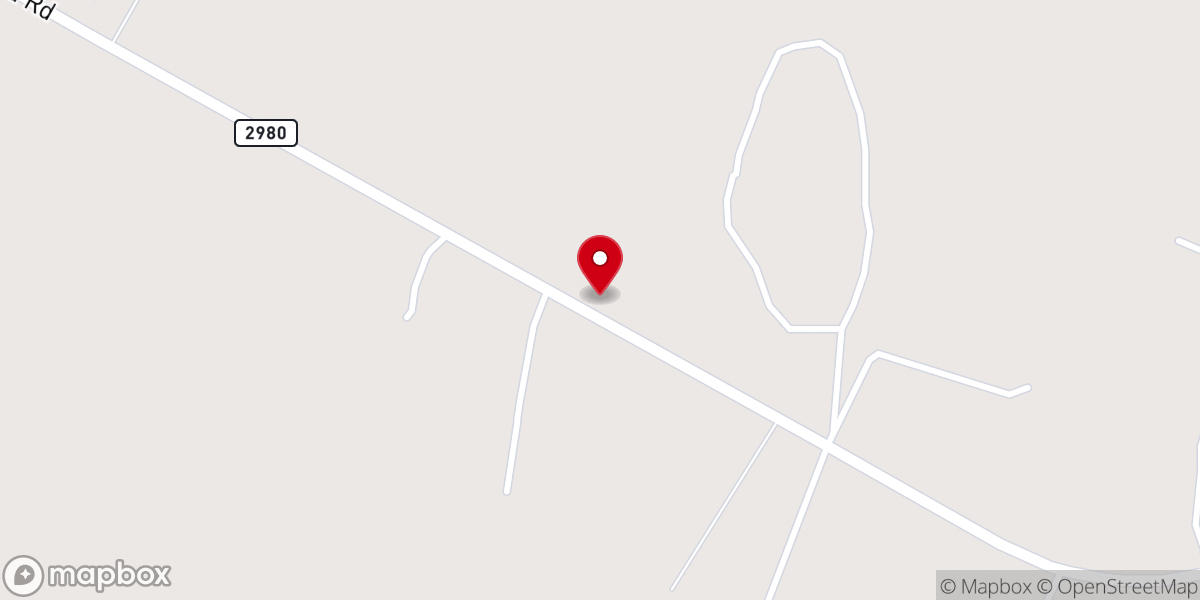 Map showing location of New Life Baptist Church and Ministries