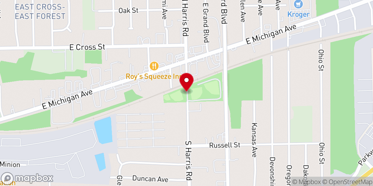 Map showing location of Abundance of Life Apostolic Faith Church