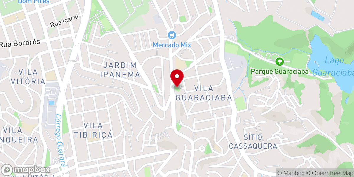 Map showing location of Paróquia São Geraldo Magella