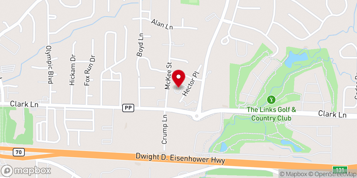 Map showing location of Redeeming Grace Church