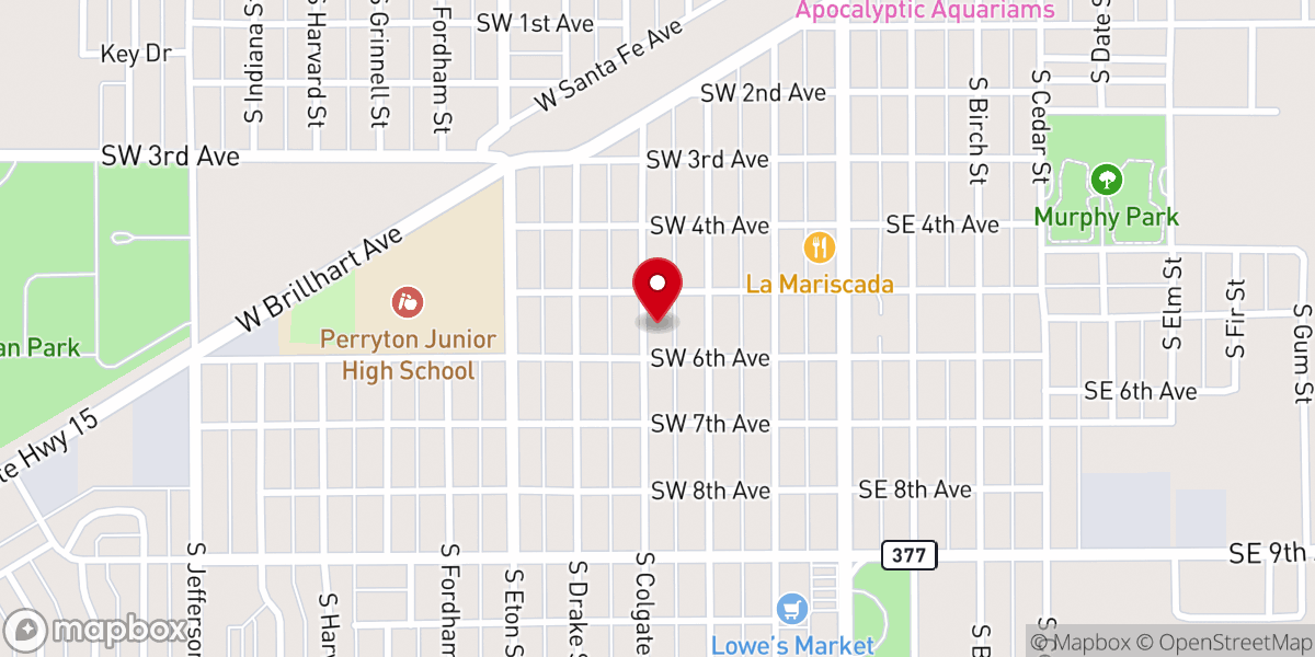 Map showing location of Iglesia Pentecostal Unida