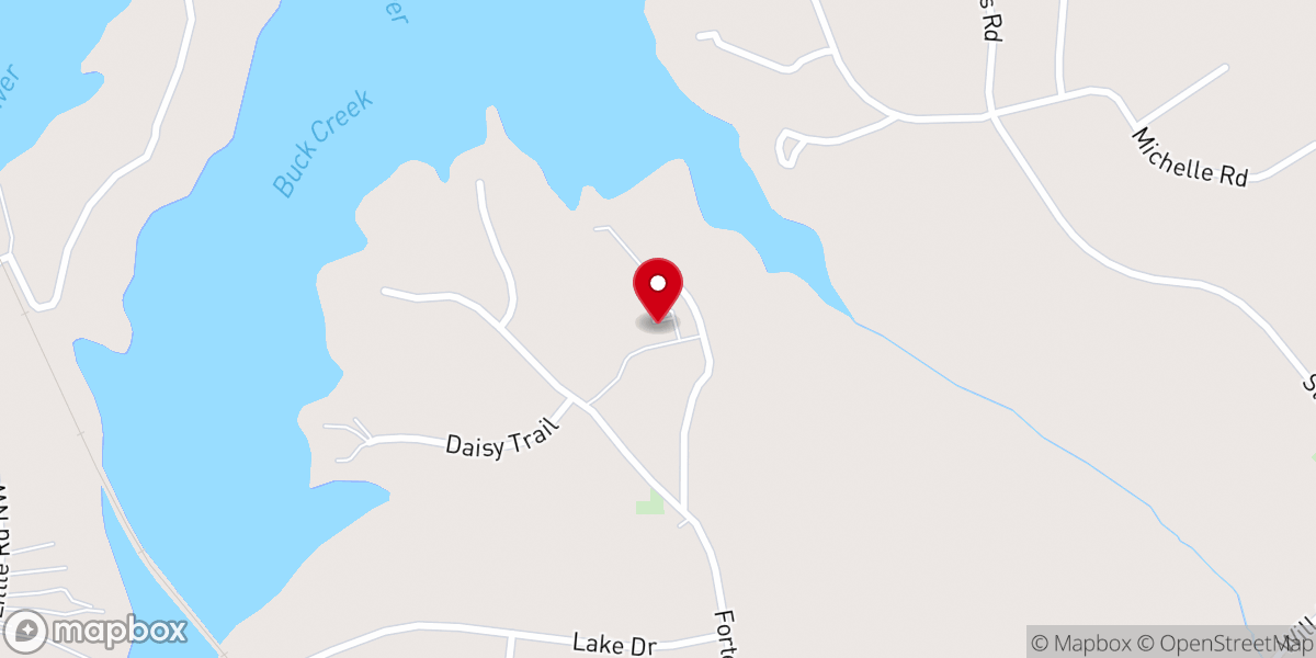Map showing location of Simply Southern Barn