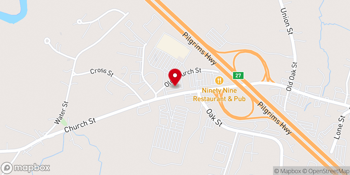 Map showing location of South Shore Health Urgent Care Pembroke