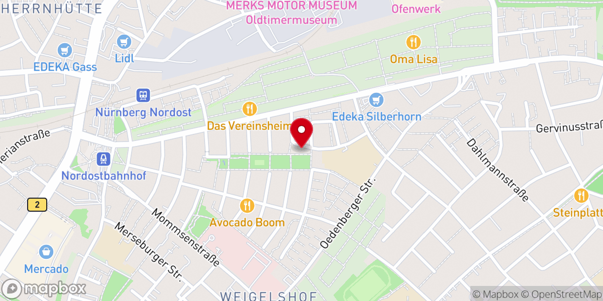 Map showing location of Russische Orthodoxe Kirche Nürnberg