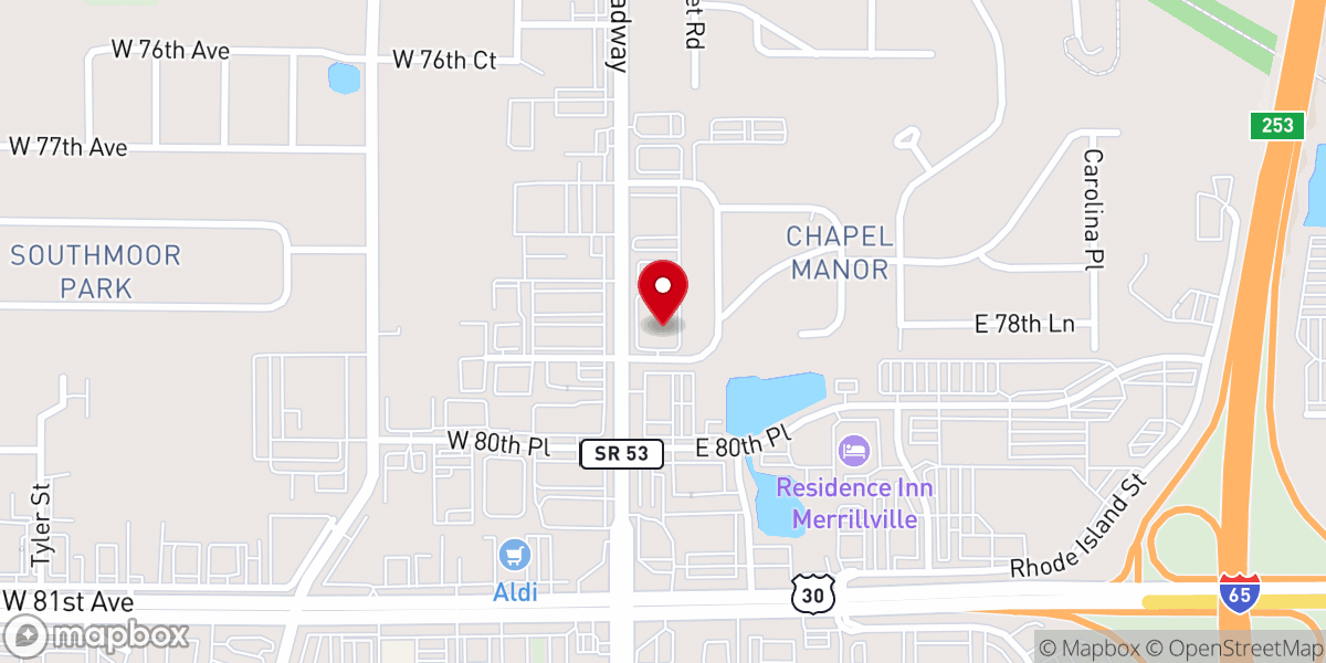 Map showing location of Chapel Plaza