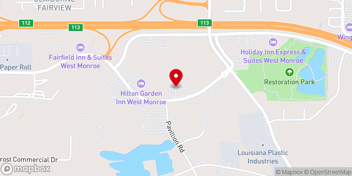 Map showing location of Surge Entertainment by Drew Brees