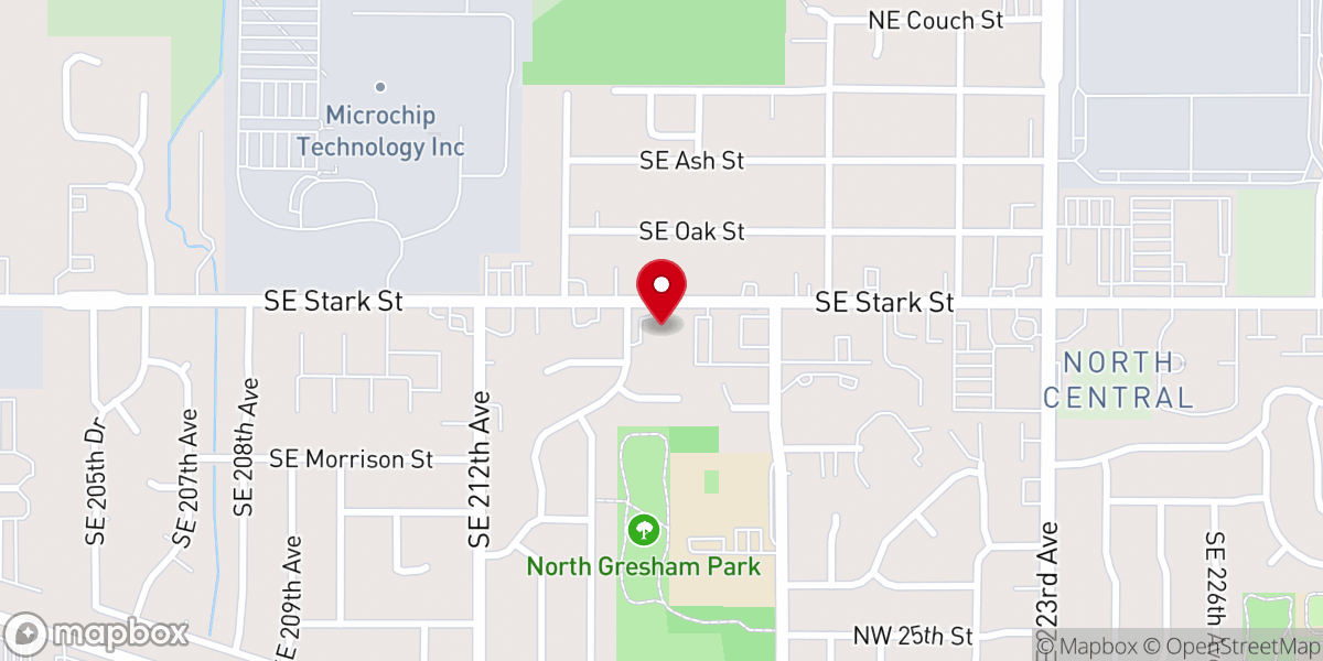 Map showing location of Champions Church