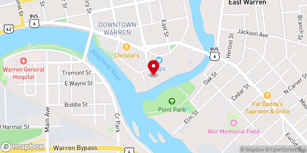 Map showing location of Anytime Fitness