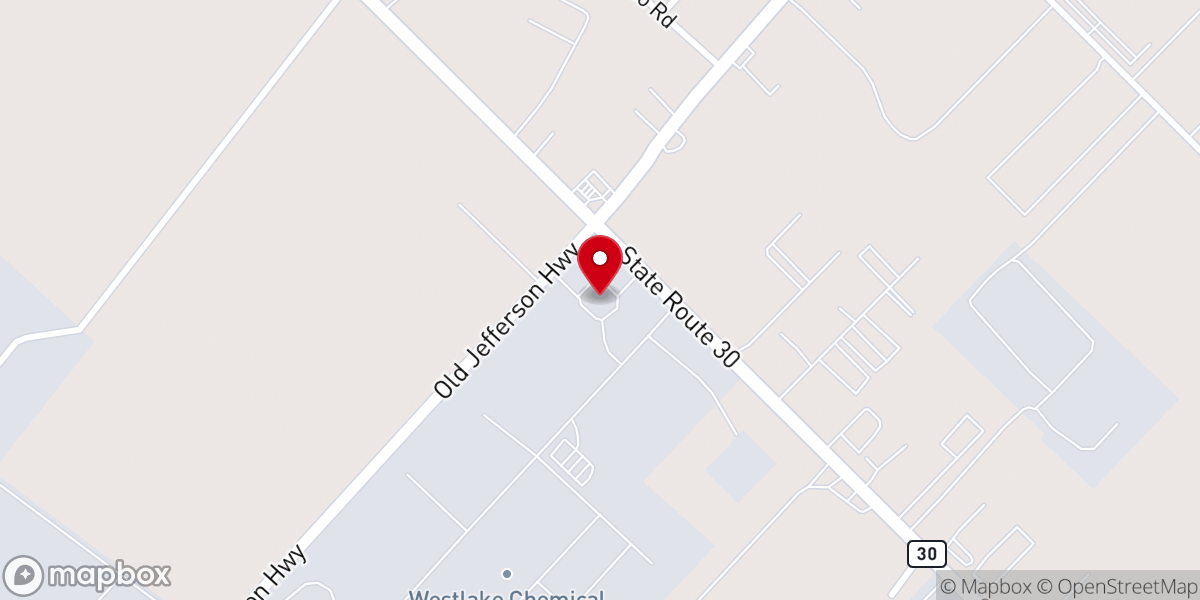 Map showing location of Westlake - Geismar