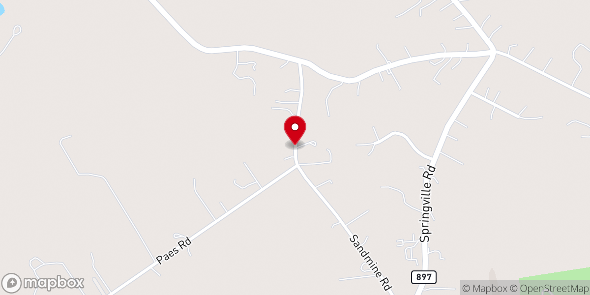 Map showing location of Welsh Mountain Community Park