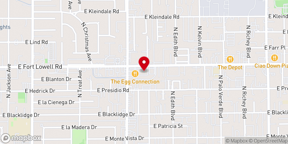 Map showing location of Vineyard City Church
