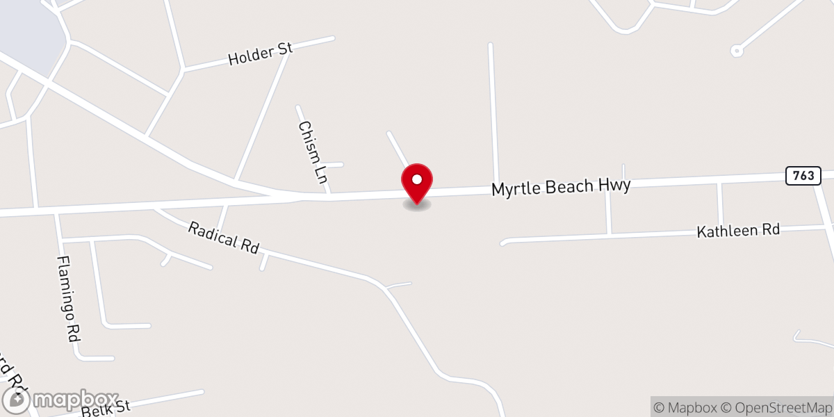 Map showing location of Shiloh Pentecostal Holiness Church