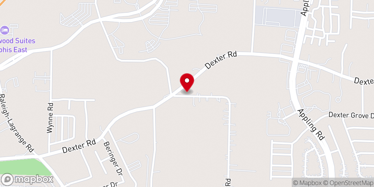 Map showing location of Paradise Church of God In Christ