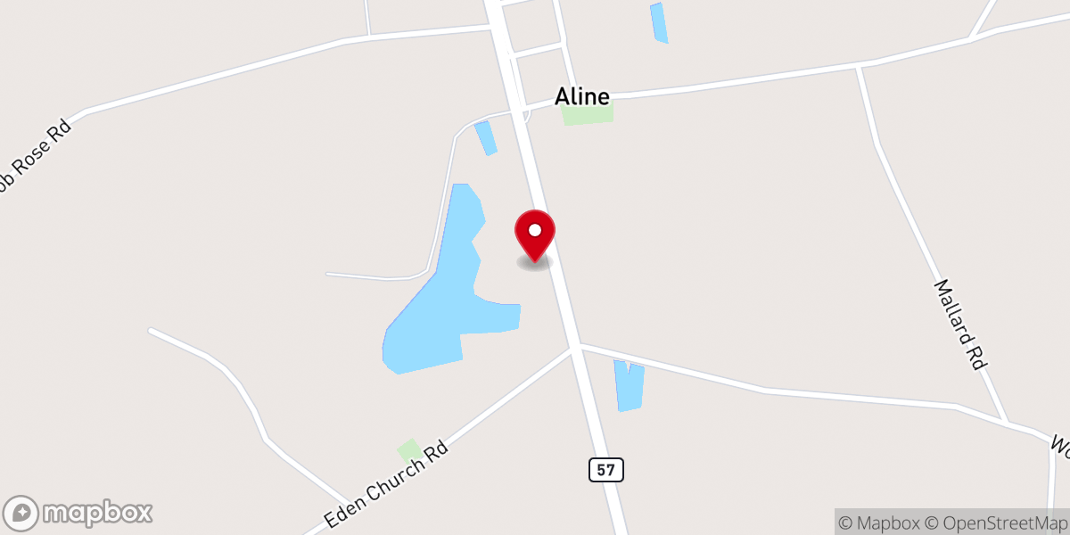 Map showing location of Mt Zion Missionary Baptist Church