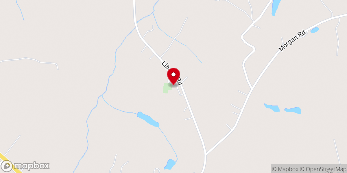 Map showing location of Pilgrim Church