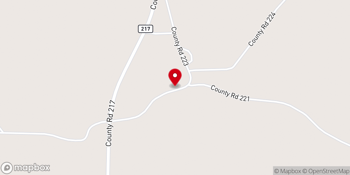 Map showing location of Berea Church