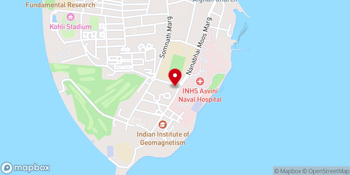 Map showing location of St. Joseph's R.C. Church