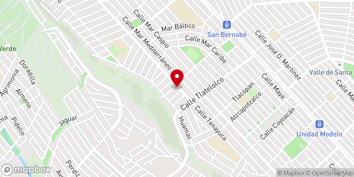 Map showing location of Iglesia Bautista Horeb de Monterrey NL AR