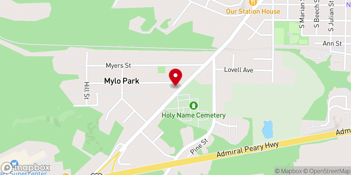 Map showing location of Life Changing Support Services