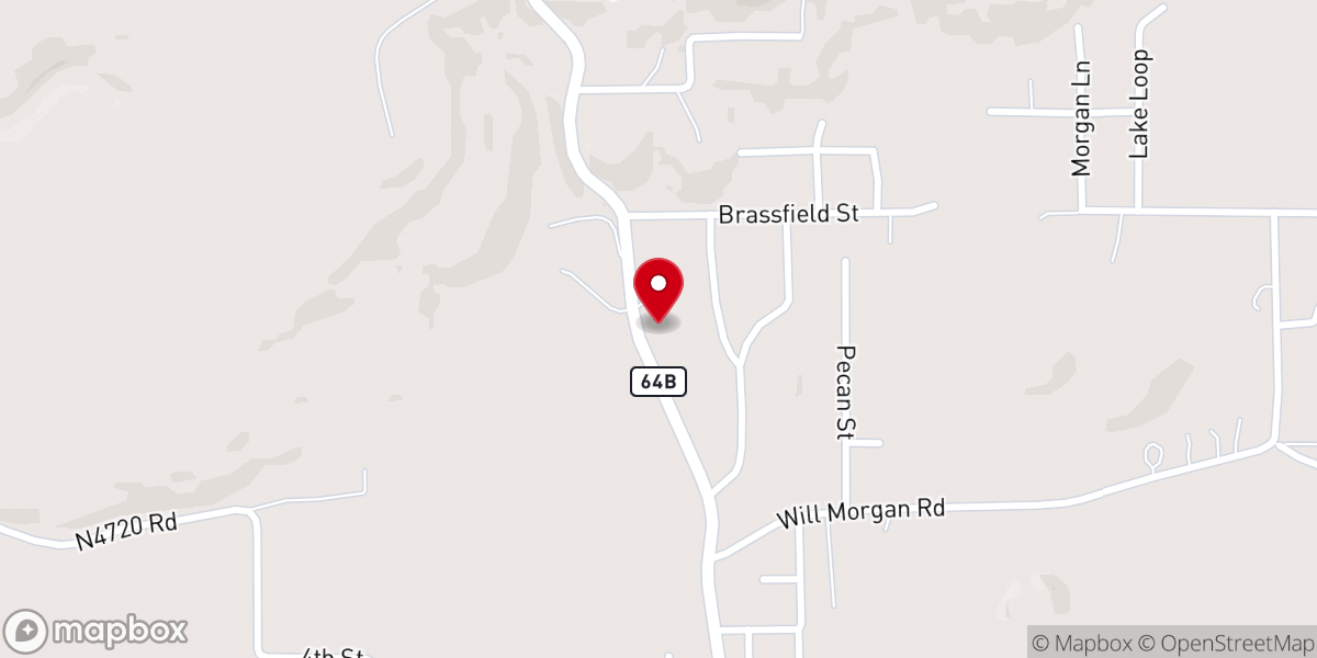 Map showing location of Cherokee Community Organization