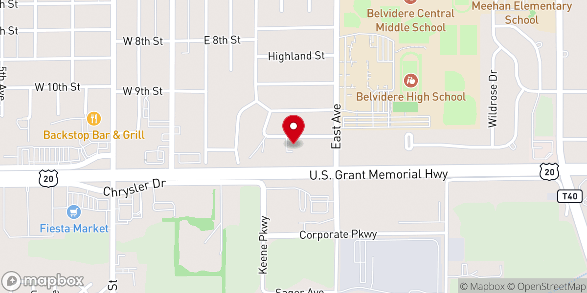 Map showing location of Iglesia Cristiana Ministerios Catedral de Fe y Uncion