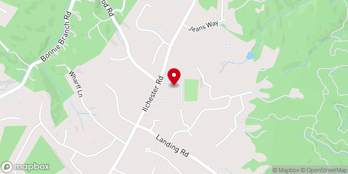 Map showing location of Our Lady of Perpetual Help