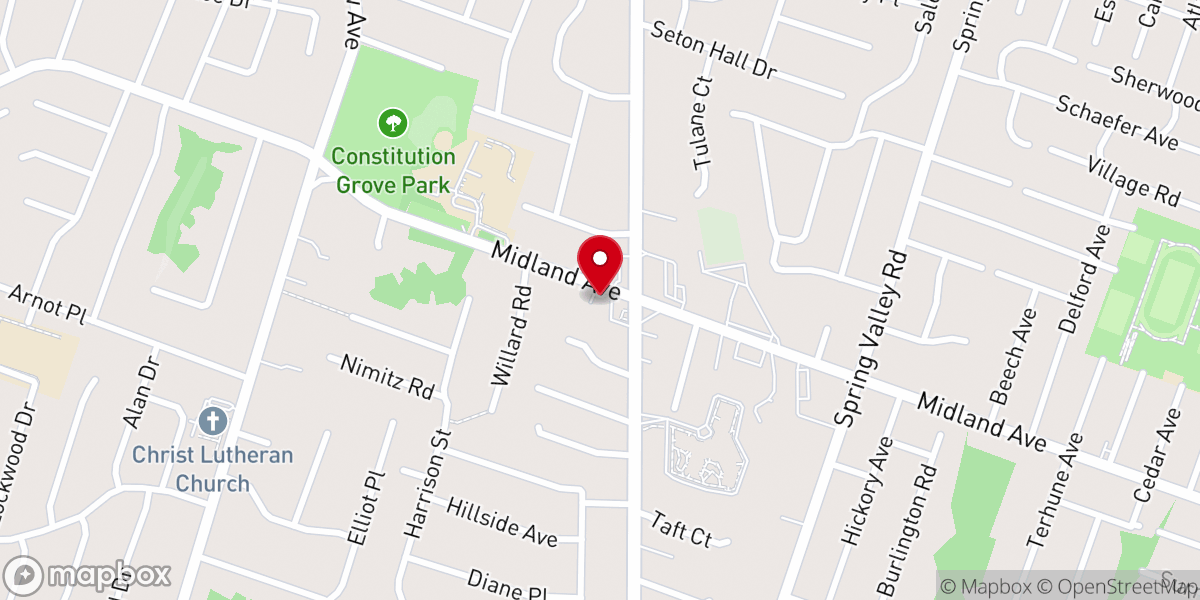Map showing location of Summit Presbyterian Church