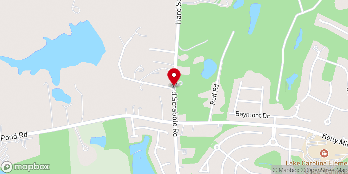 Map showing location of Round Top Baptist Church - Food Distribution Center