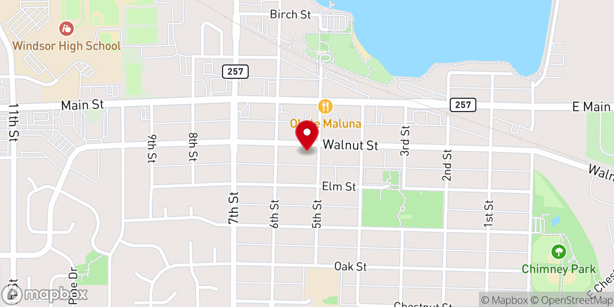 Map showing location of Stepping Stones of Windsor