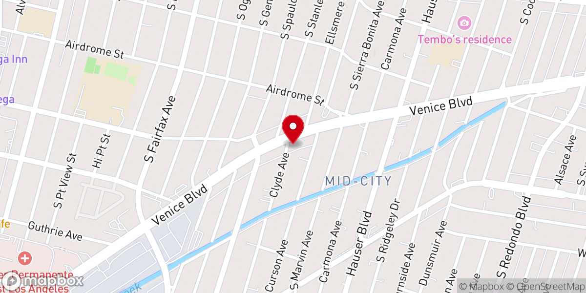 Map showing location of Springfield Missionary Baptist