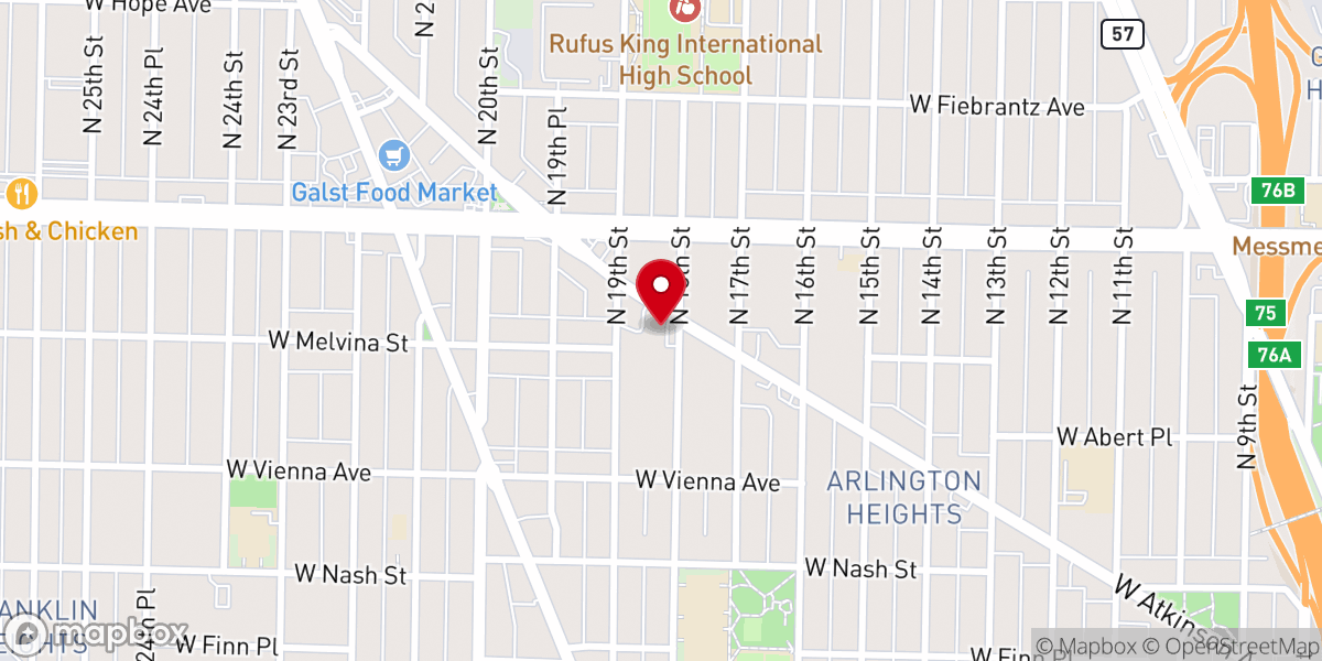 Map showing location of Community Of Grace Baptist Church