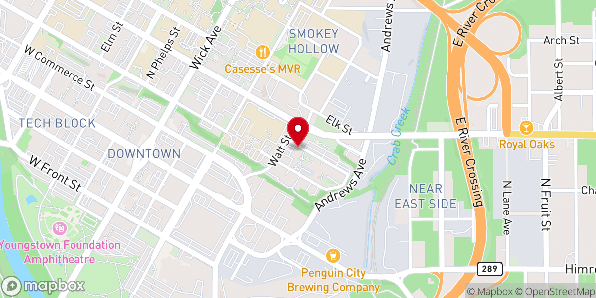 Map showing location of St. Vincent de Paul Society