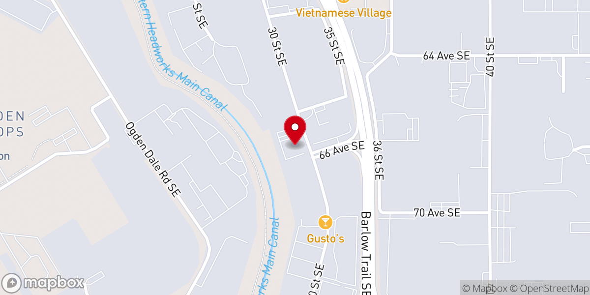 Map showing location of Experience Church
