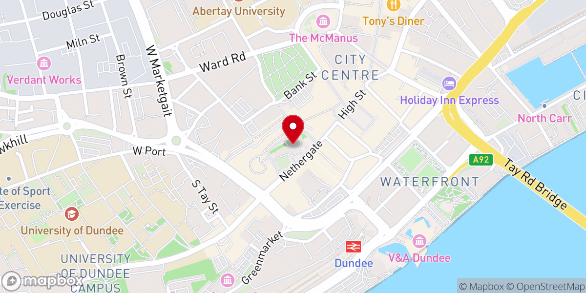 Map showing location of Steeple Church