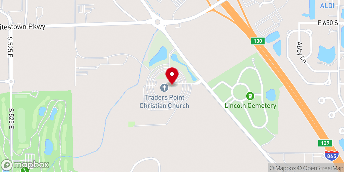 Map showing location of The Park at Traders Point Northwest