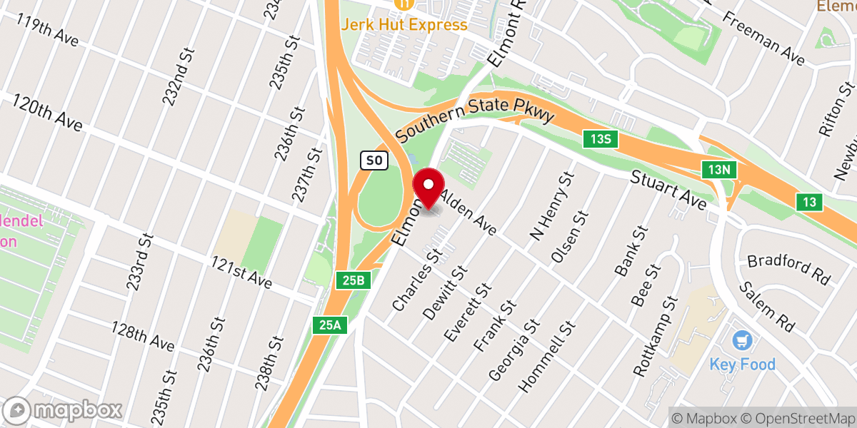 Map showing location of St. Gregorios Orthodox Church