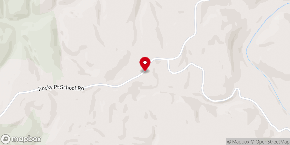 Map showing location of Pleasant Hill Baptist Church