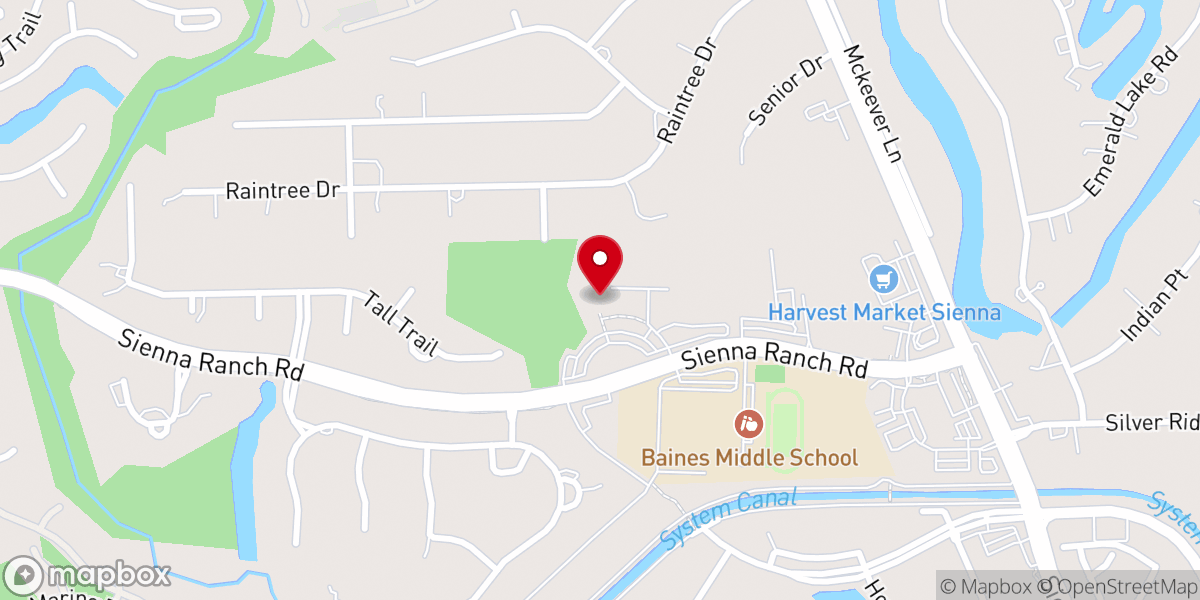 Map showing location of St Angela Merici Catholic Church