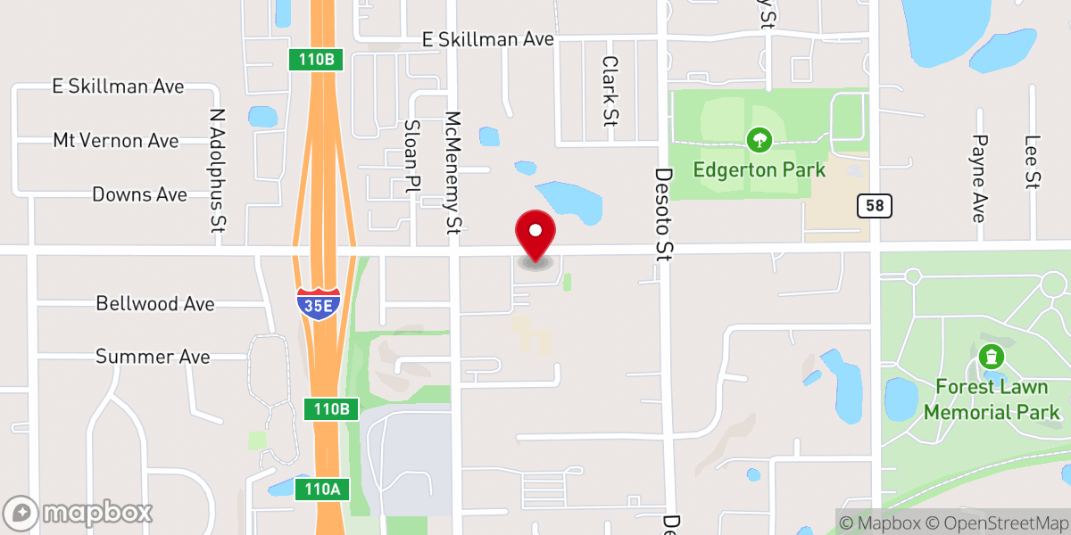 Map showing location of St. Jerome Catholic Church