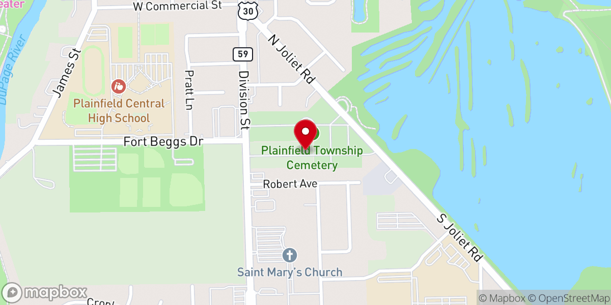 Map showing location of Lifespring Community Churhc of Plainfield