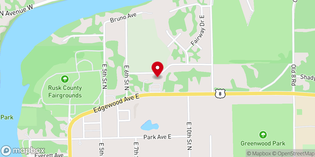 Map showing location of United Methodist Church Faith