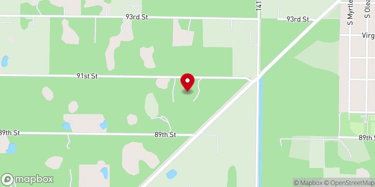Map showing location of Eagle's Landing Fellsmere