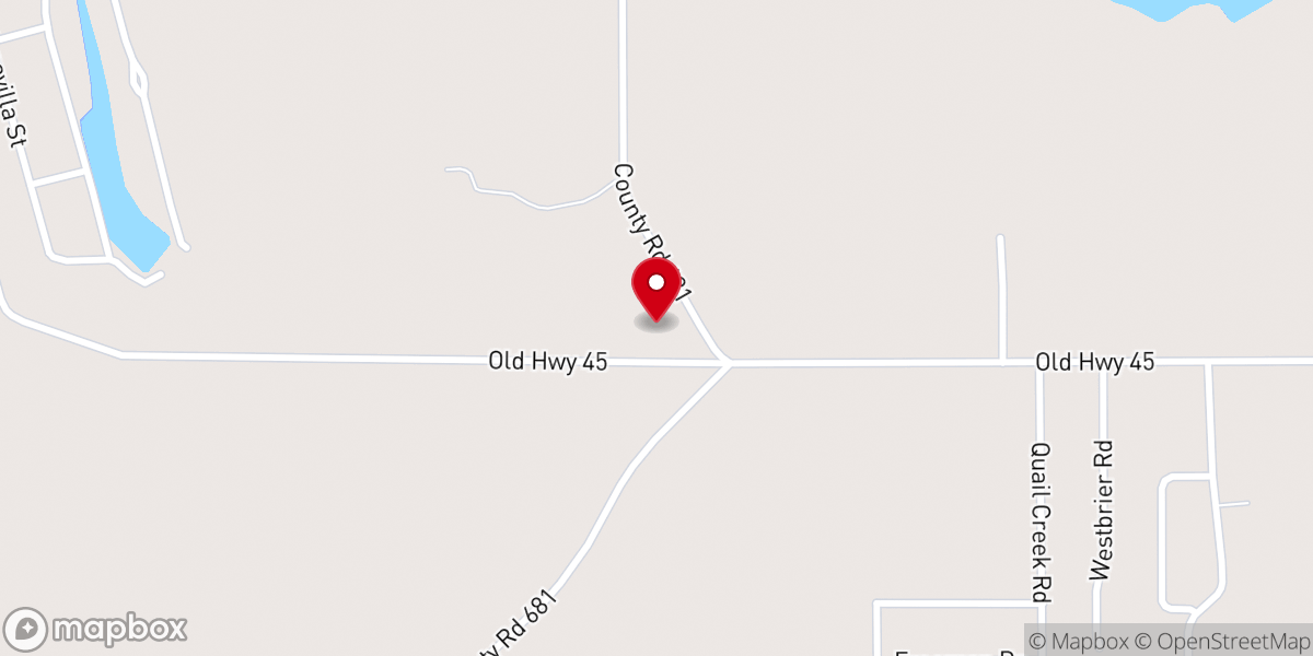 Map showing location of Faith Baptist of Saltillo