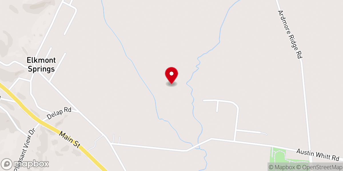 Map showing location of Ardmore