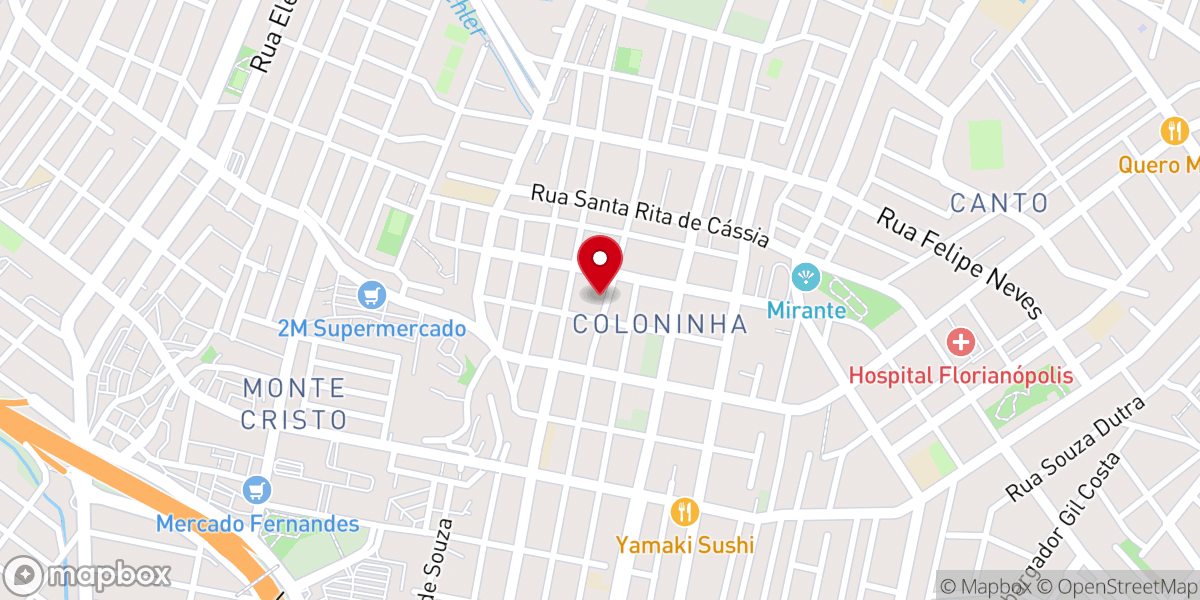 Map showing location of Igreja Evangélica Congregacional