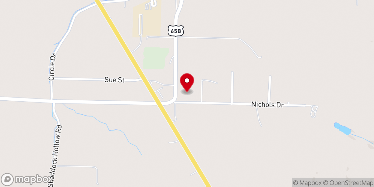 Map showing location of Abundant Life United Pentecost