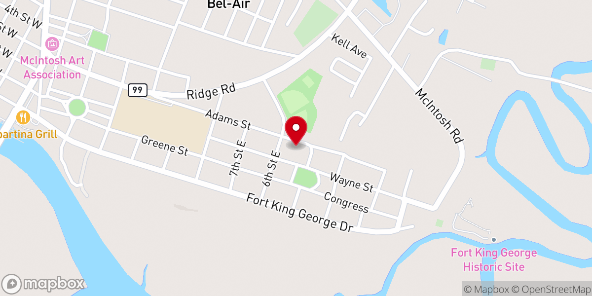 Map showing location of Treasuring Christ Church