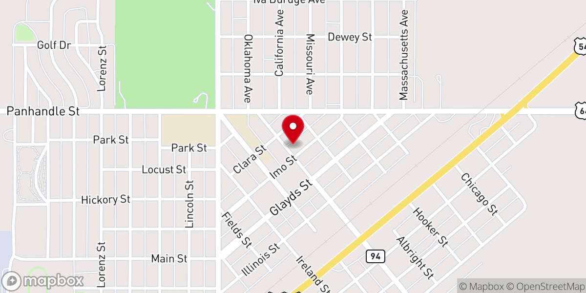 Map showing location of United Methodist Church