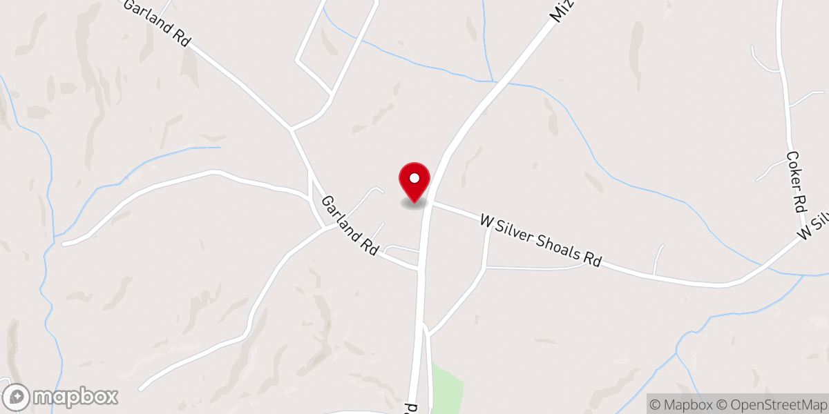 Map showing location of New Hope Baptist Church Pastorium