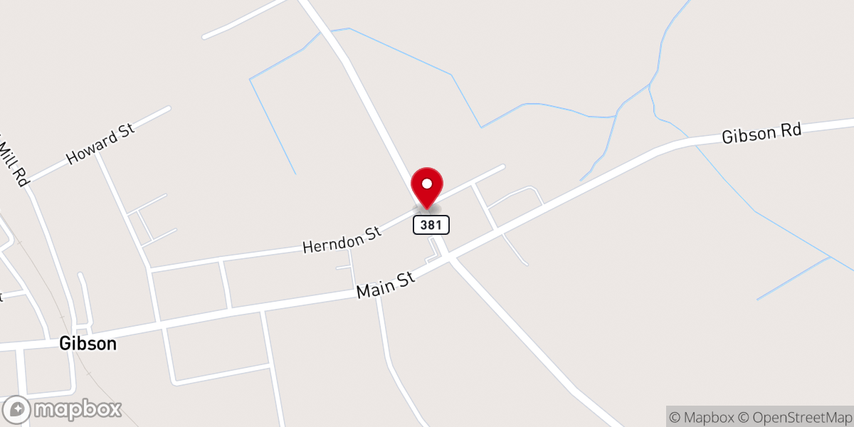 Map showing location of First Thessalonian Missionary Baptist Church